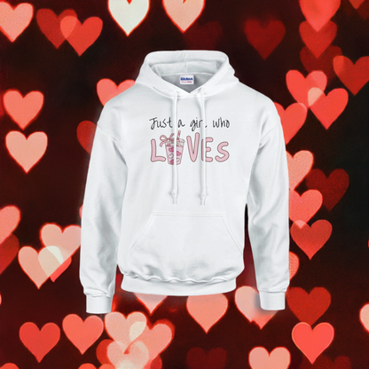 Just a Girl Who Loves Classic Pullover Hoodie